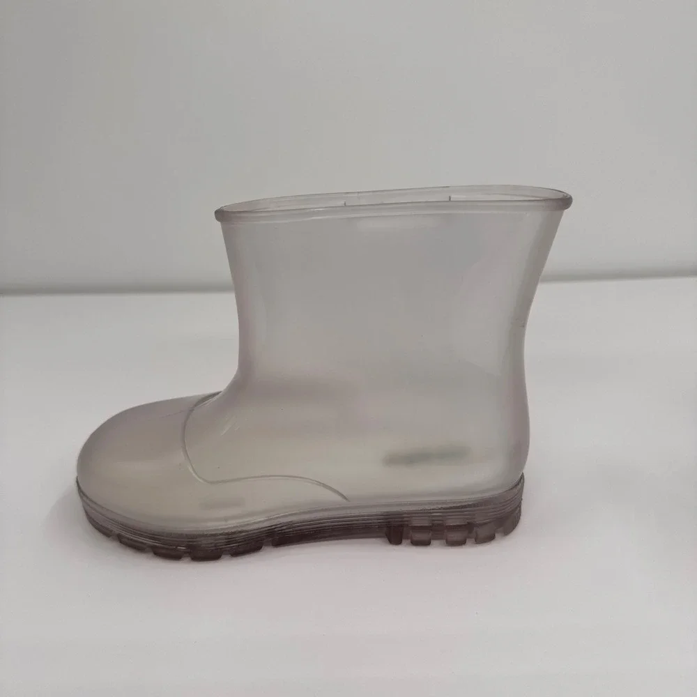 Mini Melissa‎ Kids Size 10 Translucent Clear Welly Wellington Rain Boots